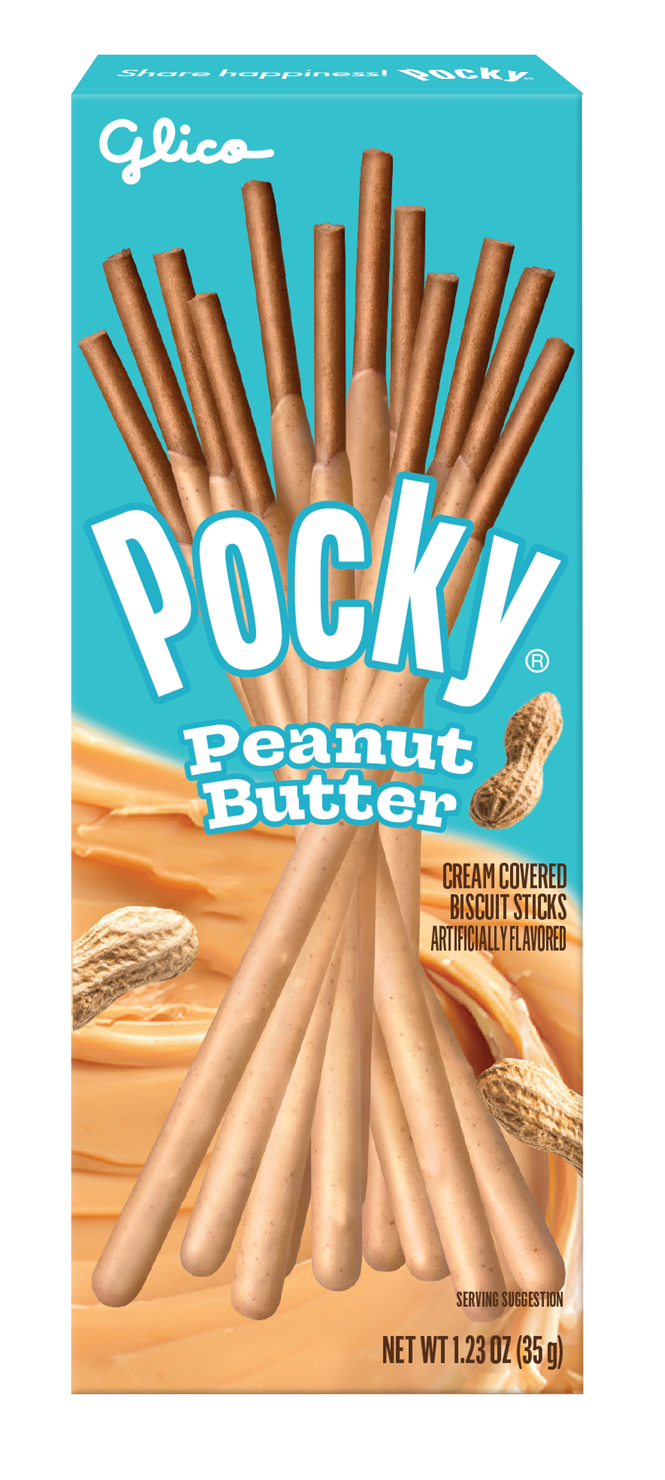 Pocky Peanut Butter 1.23oz | Ezaki Glico USA Corporation
